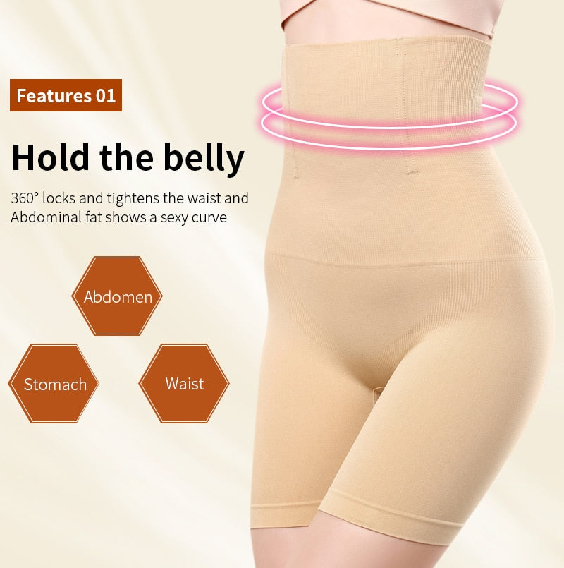 Shapewear Bodysuit For Women Tummy Control Butt Lifter Panty Hi-waist  Trainer Stomach Body Shaper Slimming Girdles